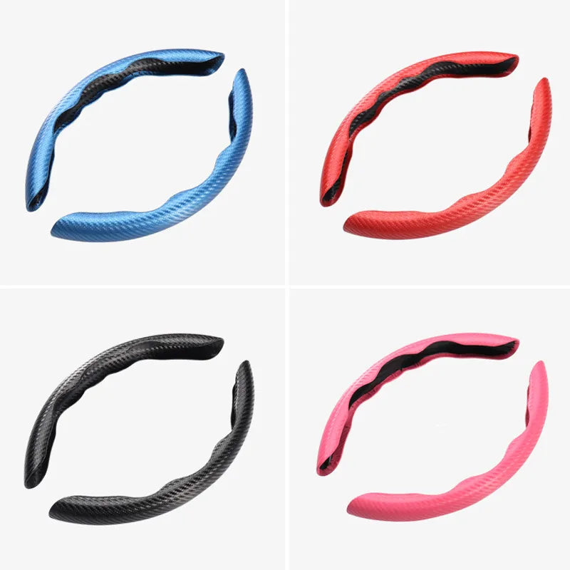 Carbon Fiber Steering Wheel Cover - Wholesalus