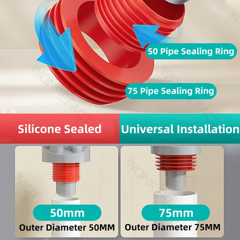 Anti odor Sink Drain Pipe Connector - Wholesalus