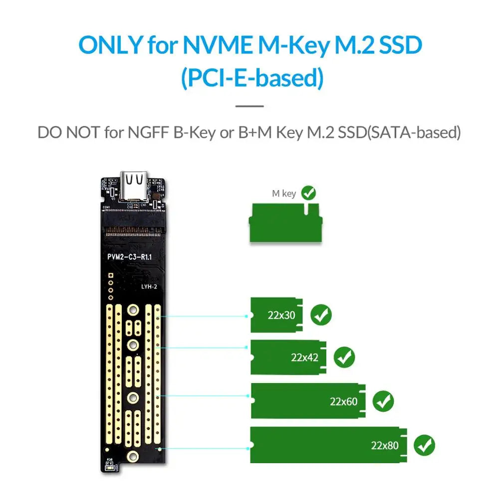 Transparent Hard Drive SSD Enclosure - Wholesalus