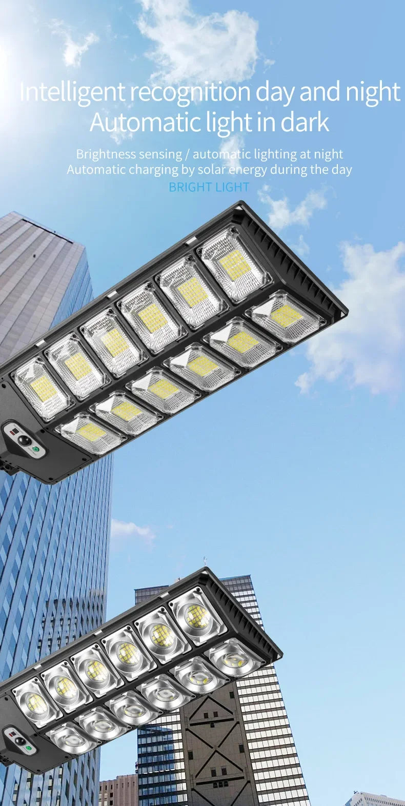 Solar Waterproof LED Street Light - Wholesalus