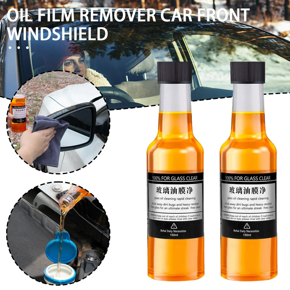 Vehicle Windshield Glass Oil Film Remover - Wholesalus
