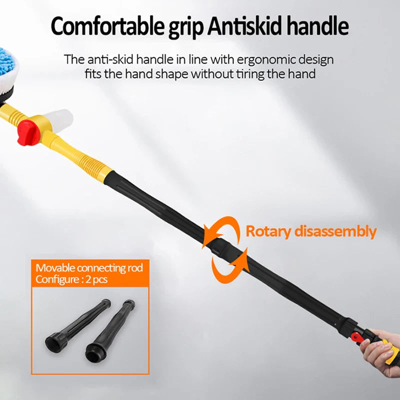 Multifunctional Car Rotary Wash Brush Kit - Wholesalus