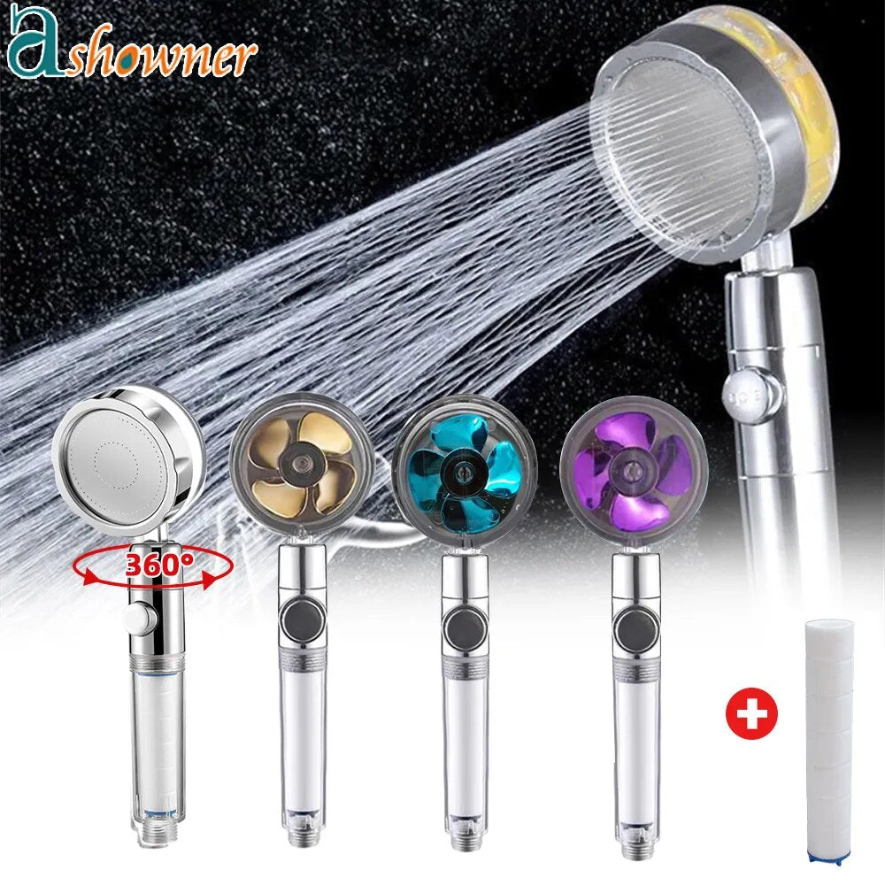 Turbocharged Rotating Shower - Wholesalus