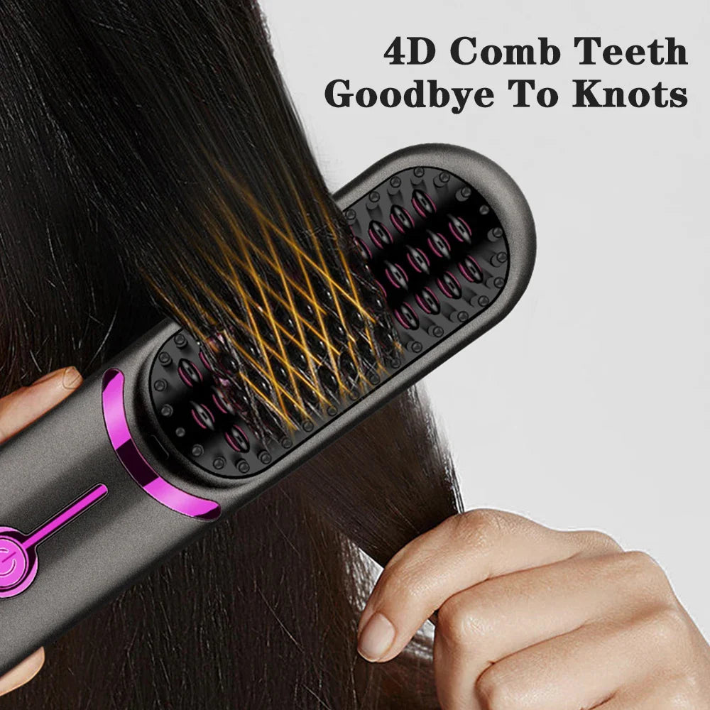 Wireless Hair Straightener Comb - Wholesalus