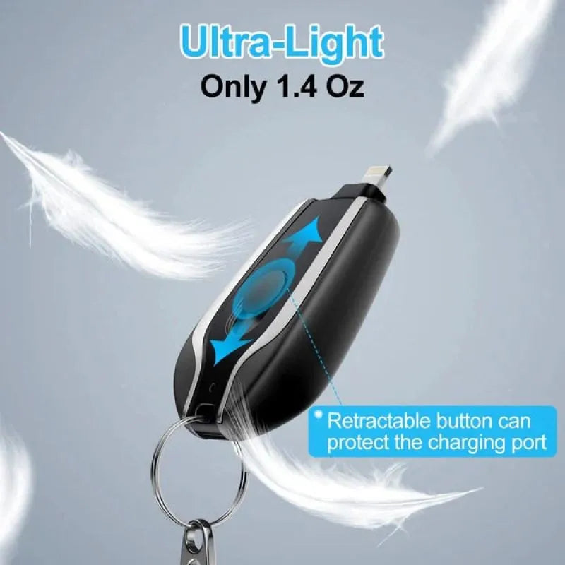 Mini Emergency Keychain Power Bank - Wholesalus