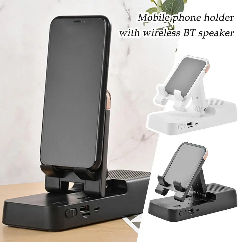 Mobile Holder With Wireless Speaker - Wholesalus