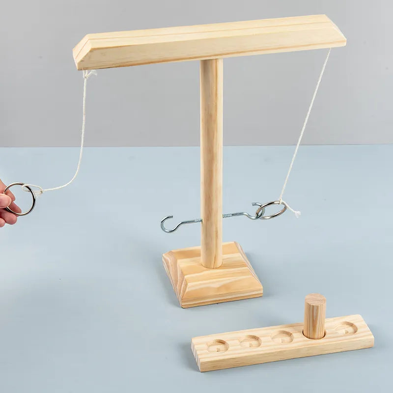 Wooden Ring Toss Game - Wholesalus