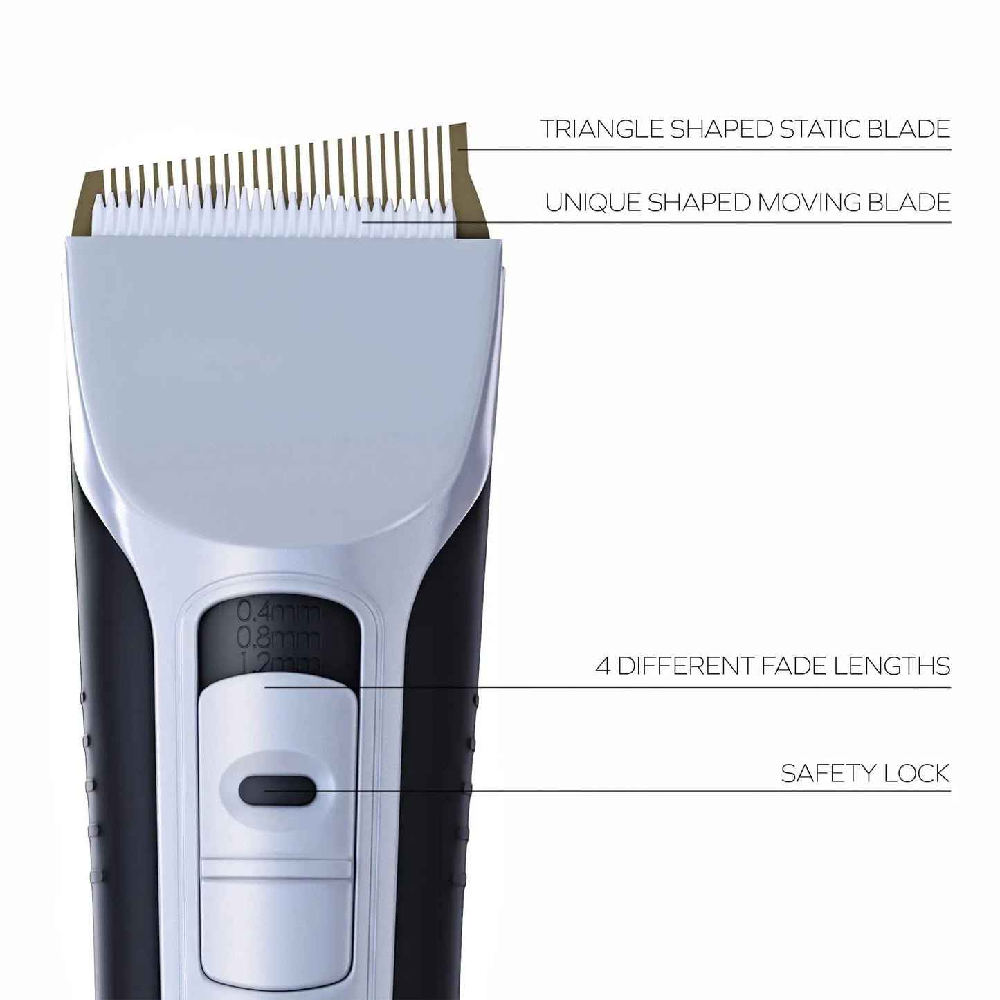 Professional LCD Inclined Hair Trimmer - Wholesalus