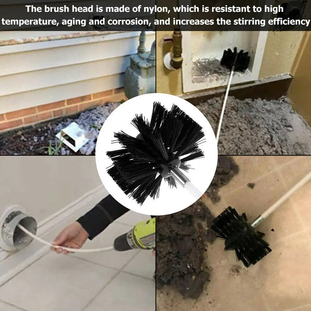 Chimney Cleaning Brush Kit - Wholesalus