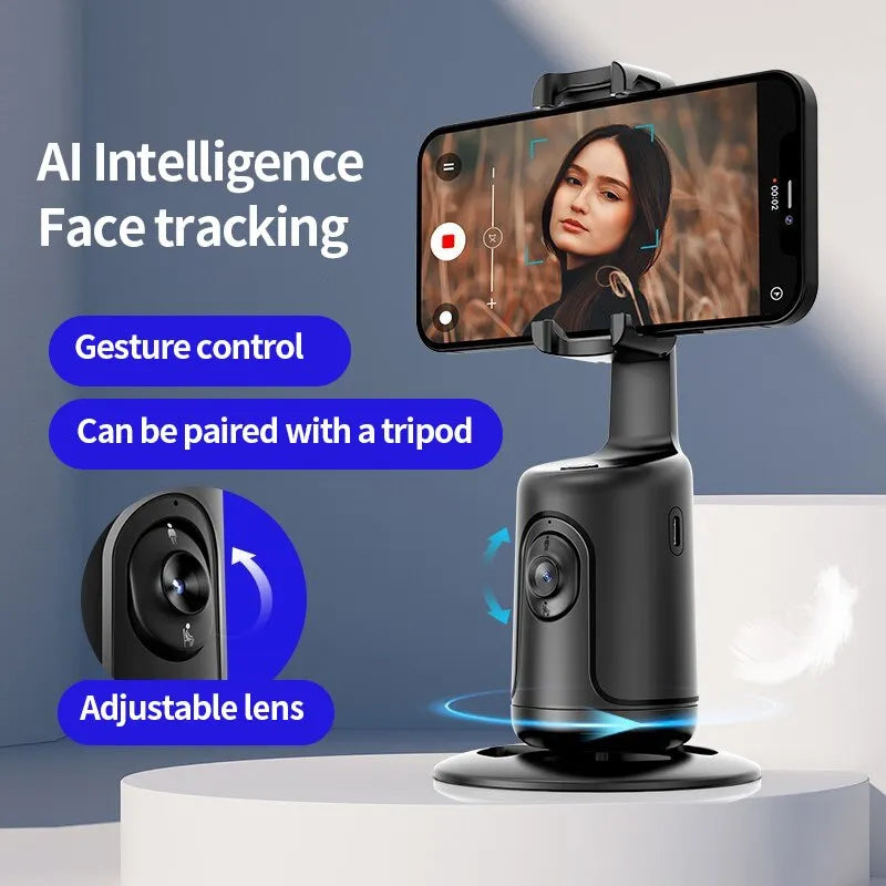 Face Recognition Auto Tracking Phone Holder - Wholesalus