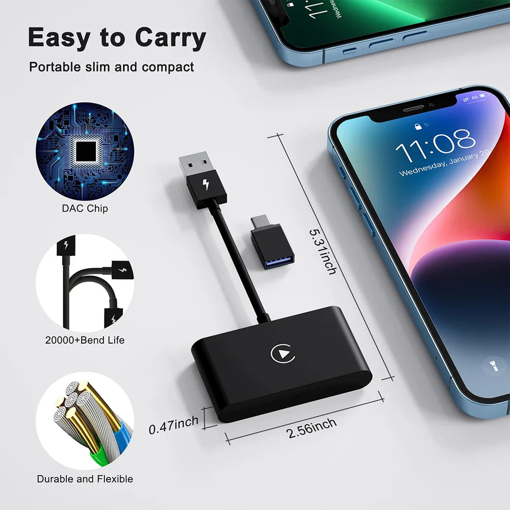 USB Wireless CarPlay Adapter - Wholesalus