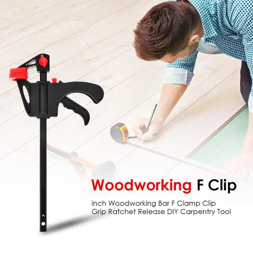 Adjustable Handheld Woodworking F Clamp - Wholesalus