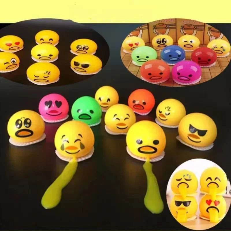 Squishy Puking Egg Yolk Squeeze Ball - Wholesalus
