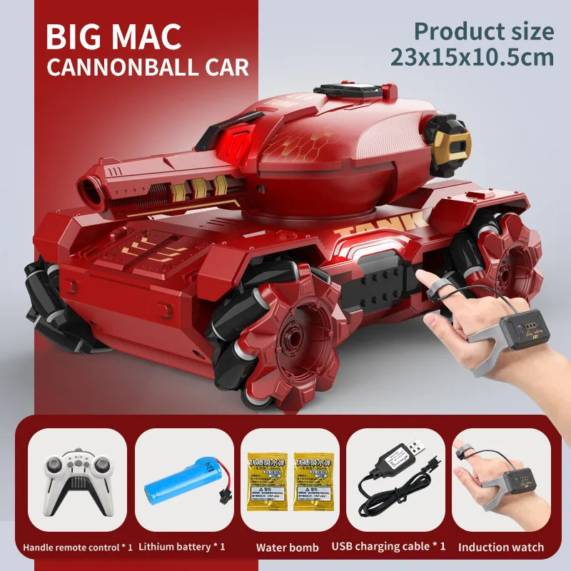 Gesture And Remote Controlled Tank Vehicle Toy - Wholesalus