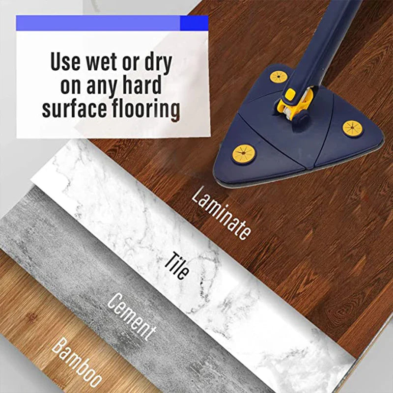 Multifunctional Triangle Self-draining Lazy Mop - Wholesalus