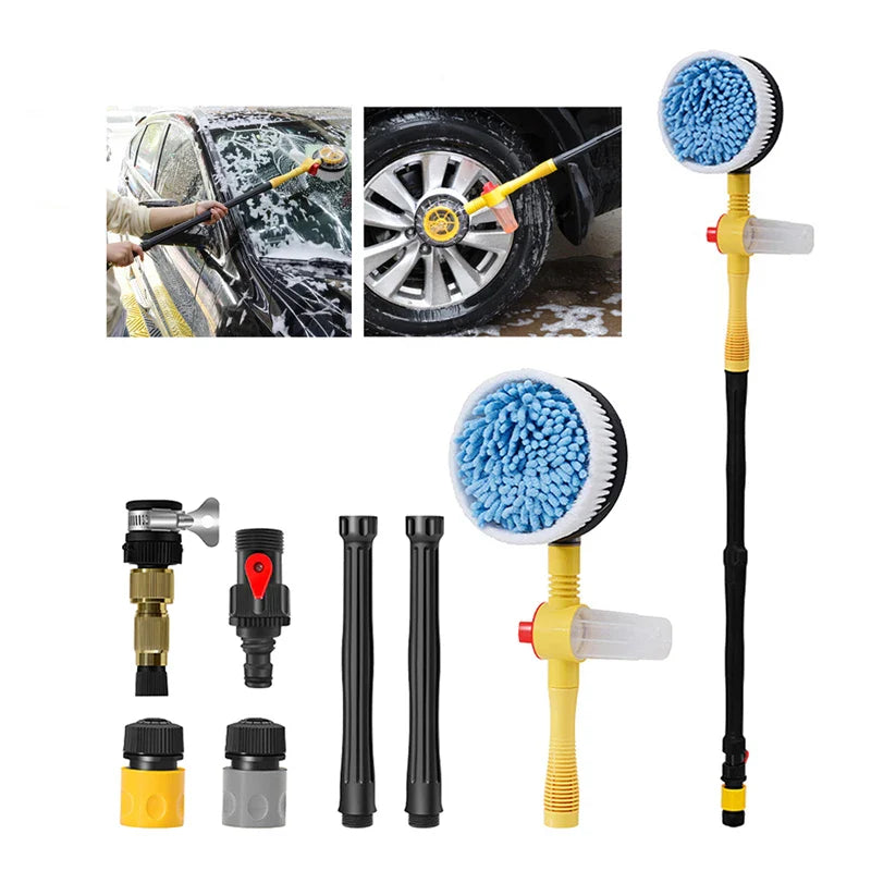 Multifunctional Car Rotary Wash Brush Kit - Wholesalus