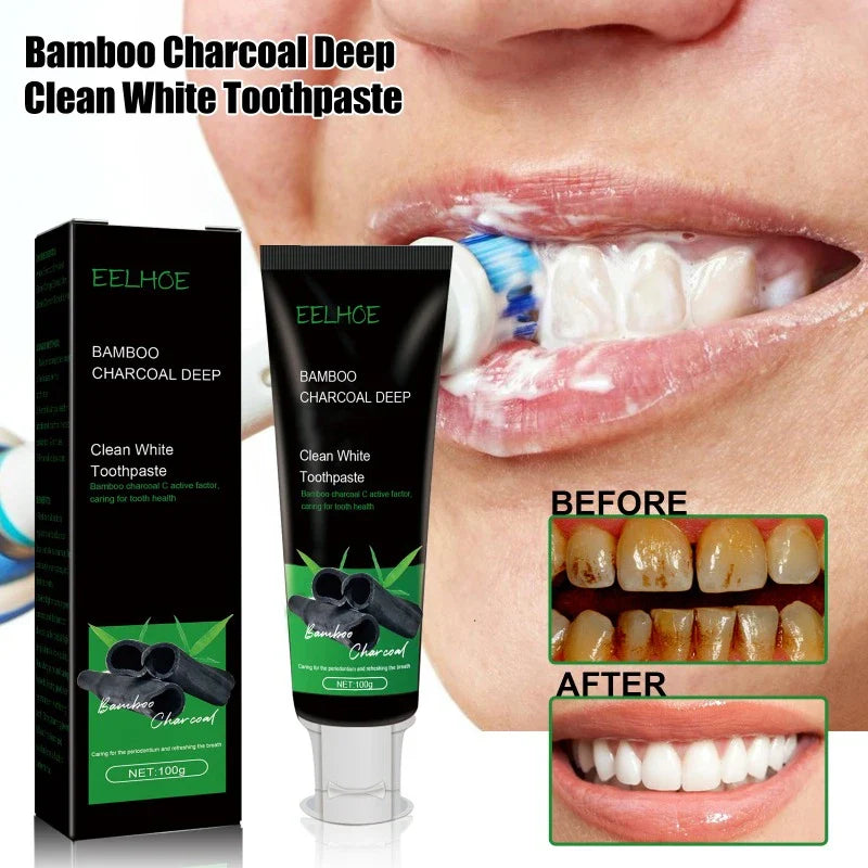 Bamboo Charcoal Teeth Whitening Toothpaste - Wholesalus