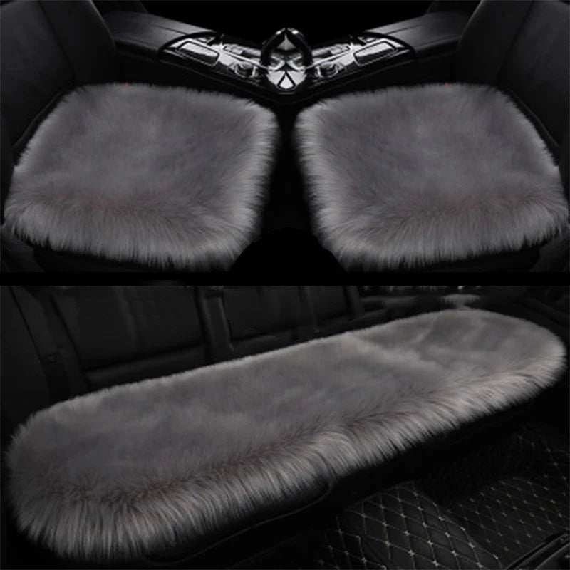 Soft Plush Car Seat Cushion Cover - Wholesalus