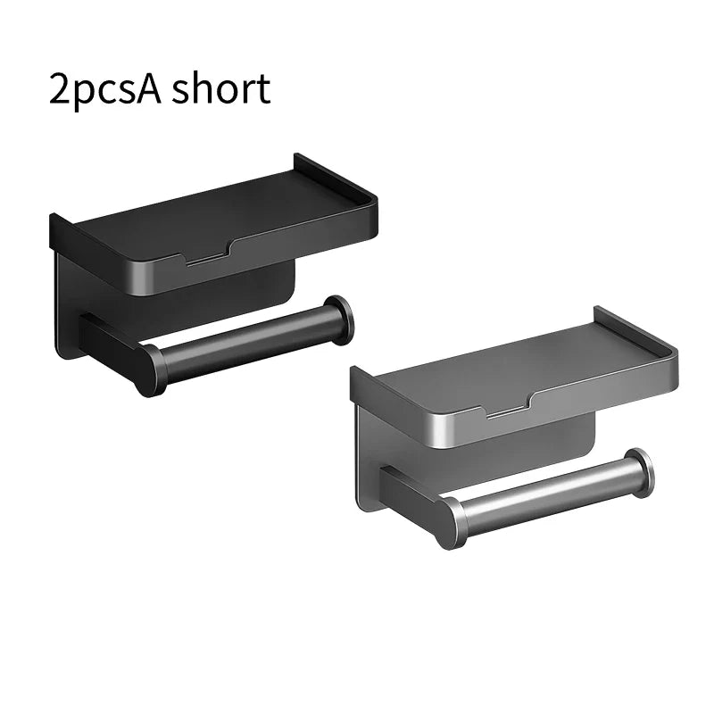 Wall-Mounted Aluminum Alloy Tissue holder - Wholesalus