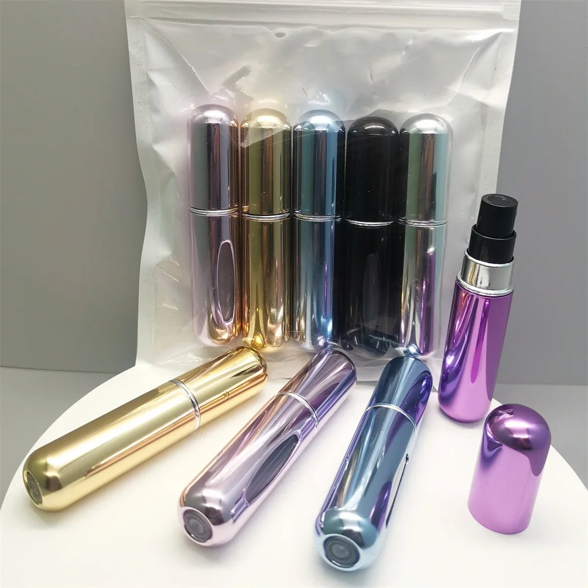 Refillable Perfume Atomizer Bottle 5Pcs - Wholesalus