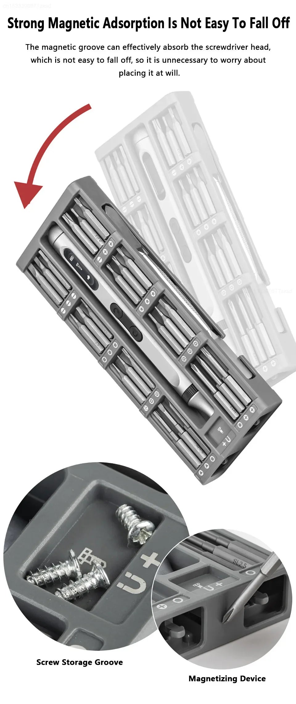 51 in 1 Cordless Electric Screwdriver Set - Wholesalus