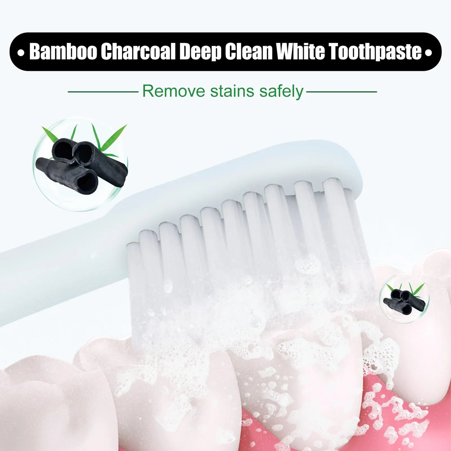 Bamboo Charcoal Teeth Whitening Toothpaste - Wholesalus