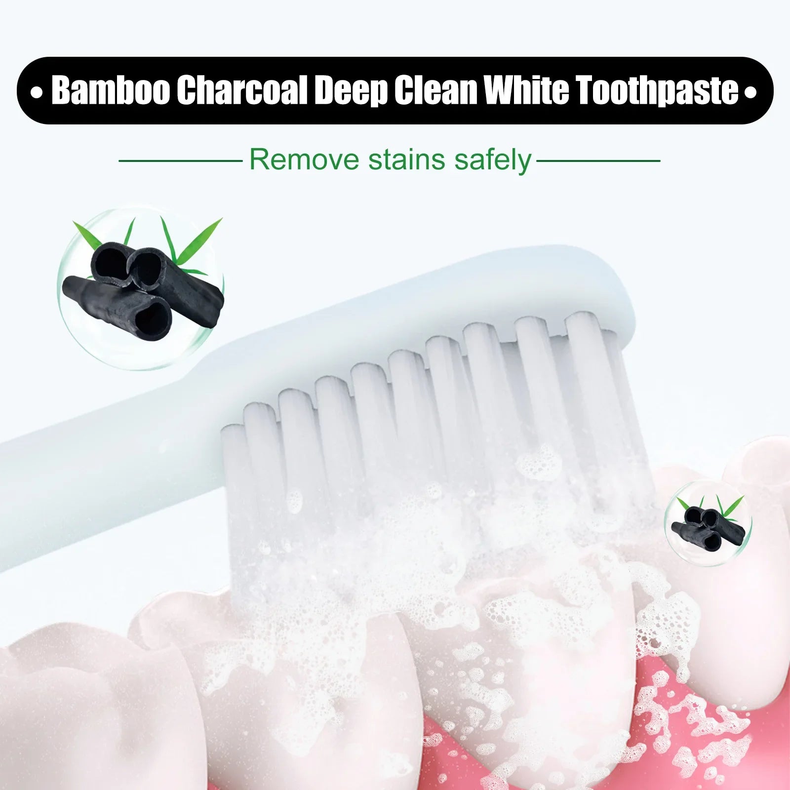 Bamboo Charcoal Teeth Whitening Toothpaste - Wholesalus