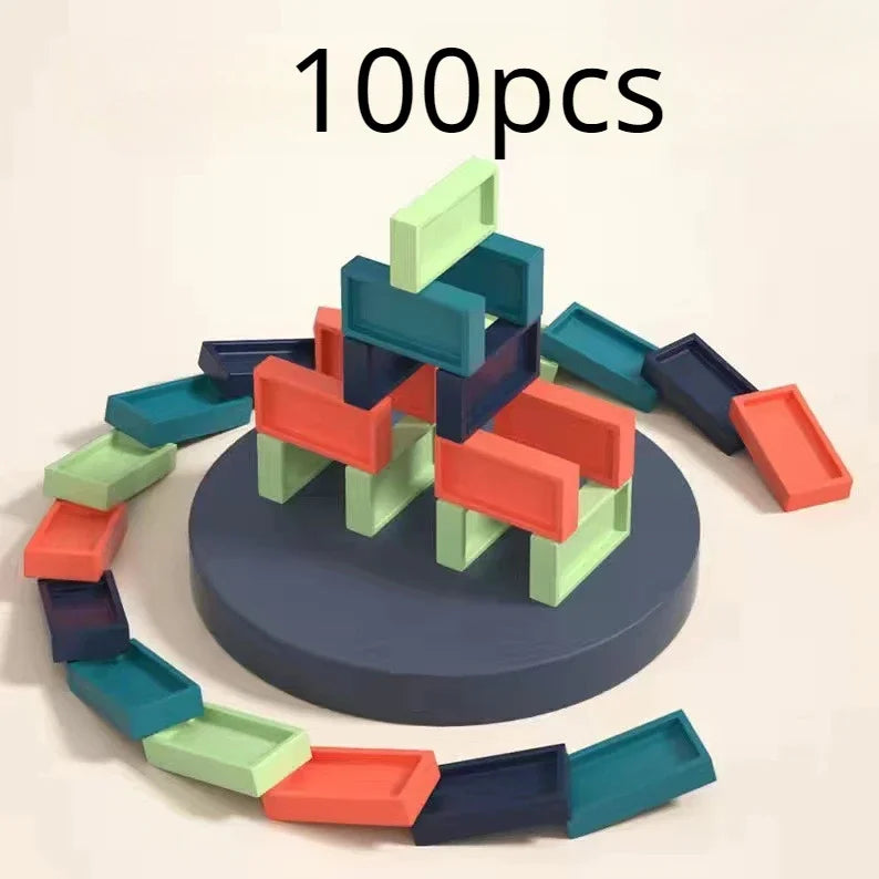Kids Automatic Laying Domino Train - Wholesalus