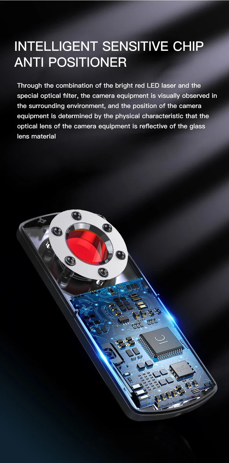 Anti Spy Hidden Camera Detector - Wholesalus