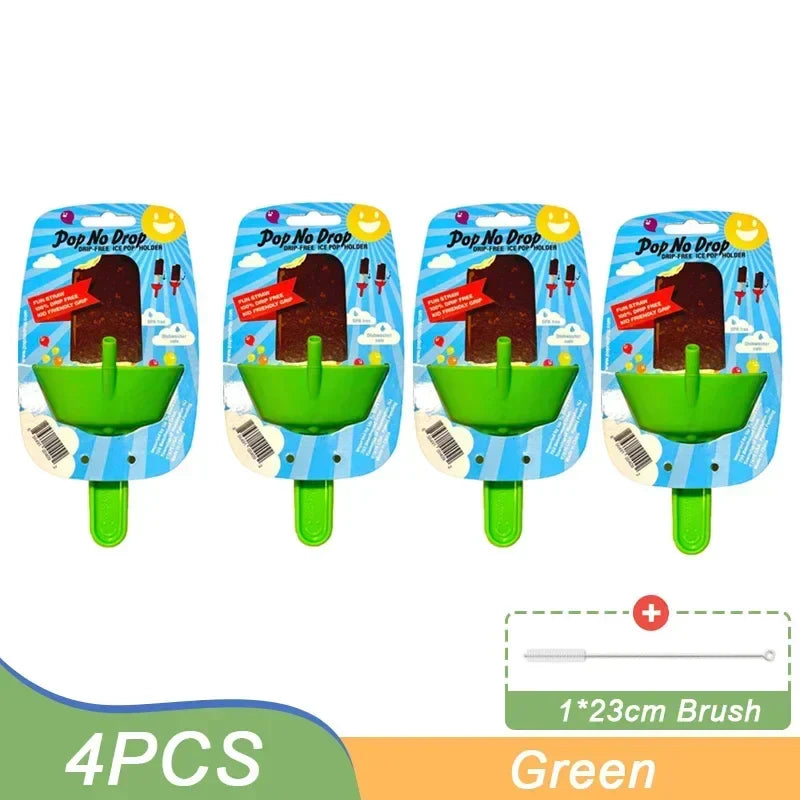 Popsicle Holder with Straw - Wholesalus