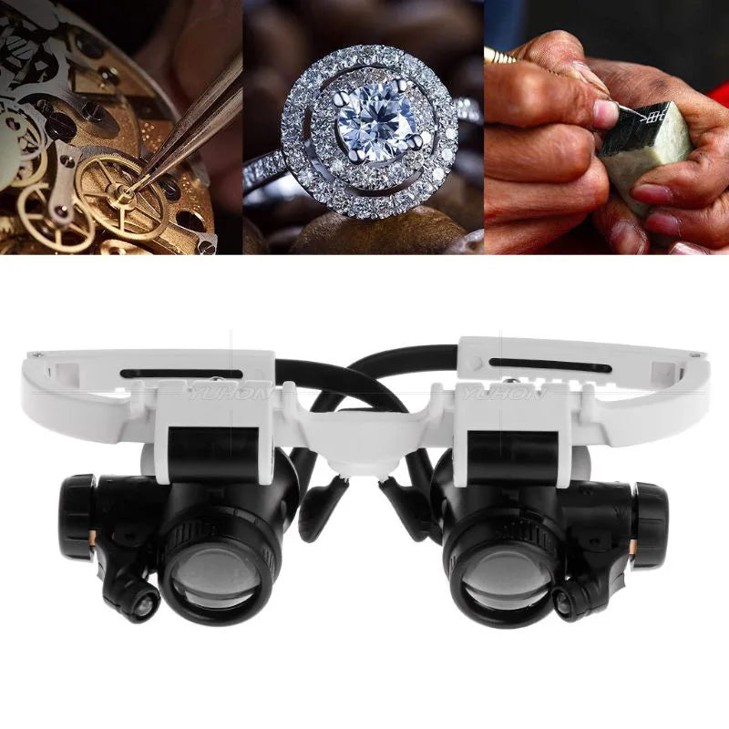 High Magnifying Glasses With Led Light - Wholesalus