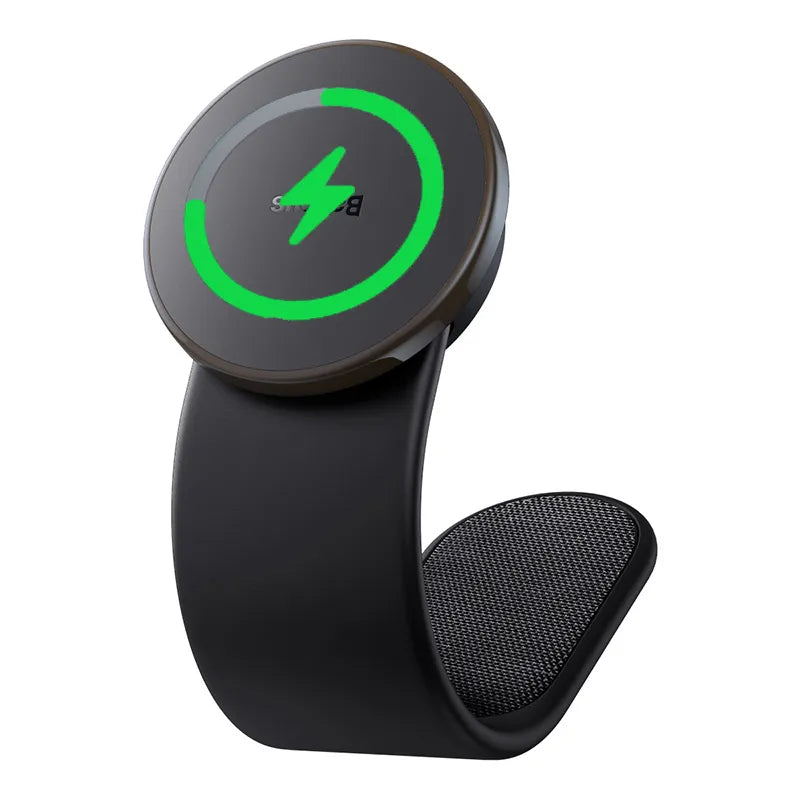 Magnetic Bendable Phone Holder with Wireless Charging - Wholesalus