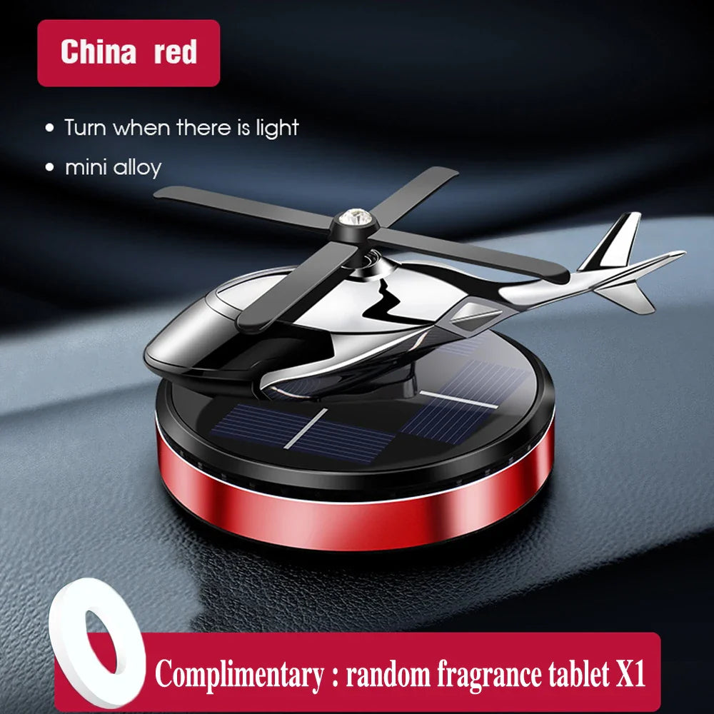 Helicopter Solar Car Air Freshener - Wholesalus