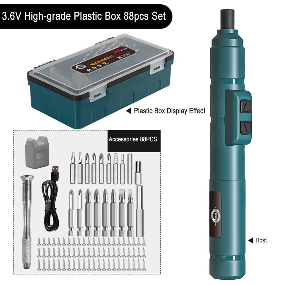 Rechargeable Electric Wireless Screwdriver - Wholesalus