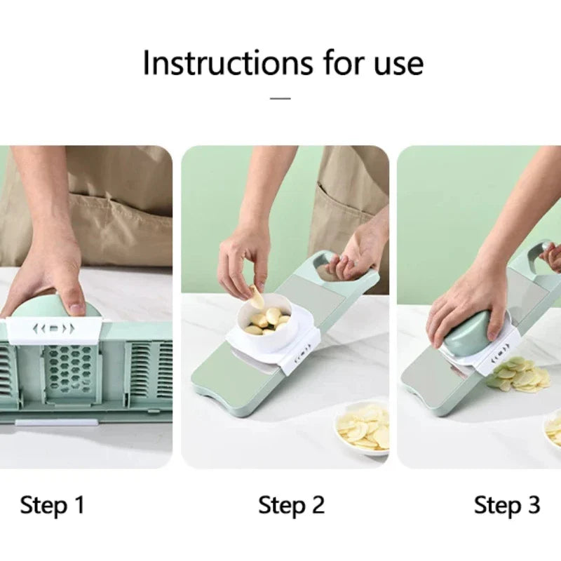 Multifunctional Stainless Steel Vegetable Cutter - Wholesalus