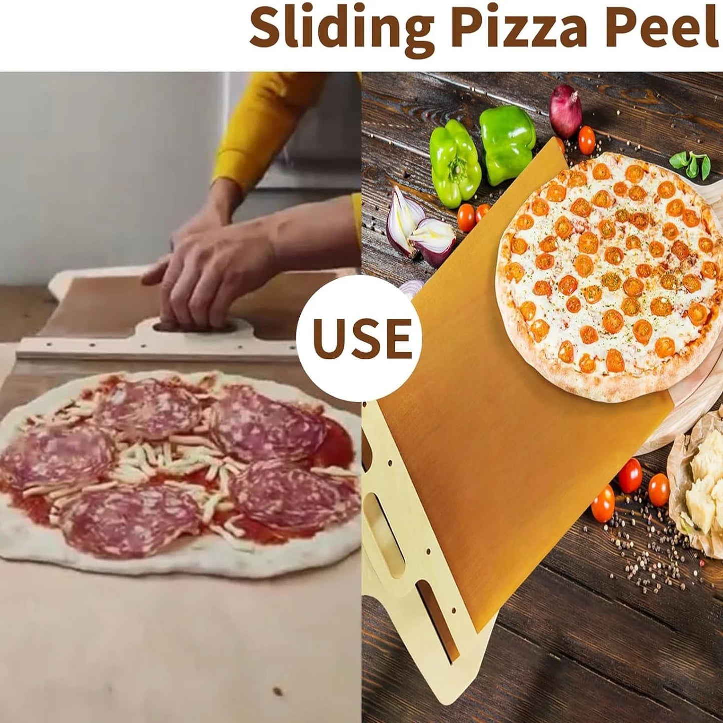 Sliding Pizza Shovel - Wholesalus