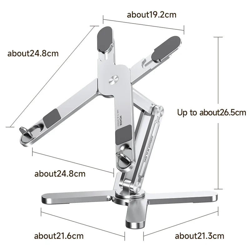 Aluminum Heat Dissipation Rotatable Laptop Stand - Wholesalus