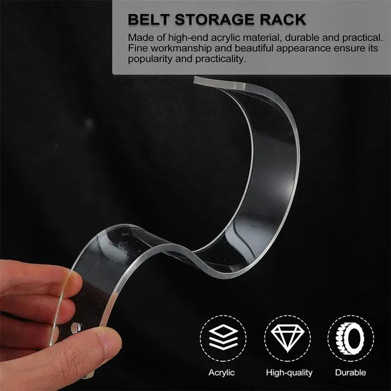 Acrylic Belt Display Rack - Wholesalus