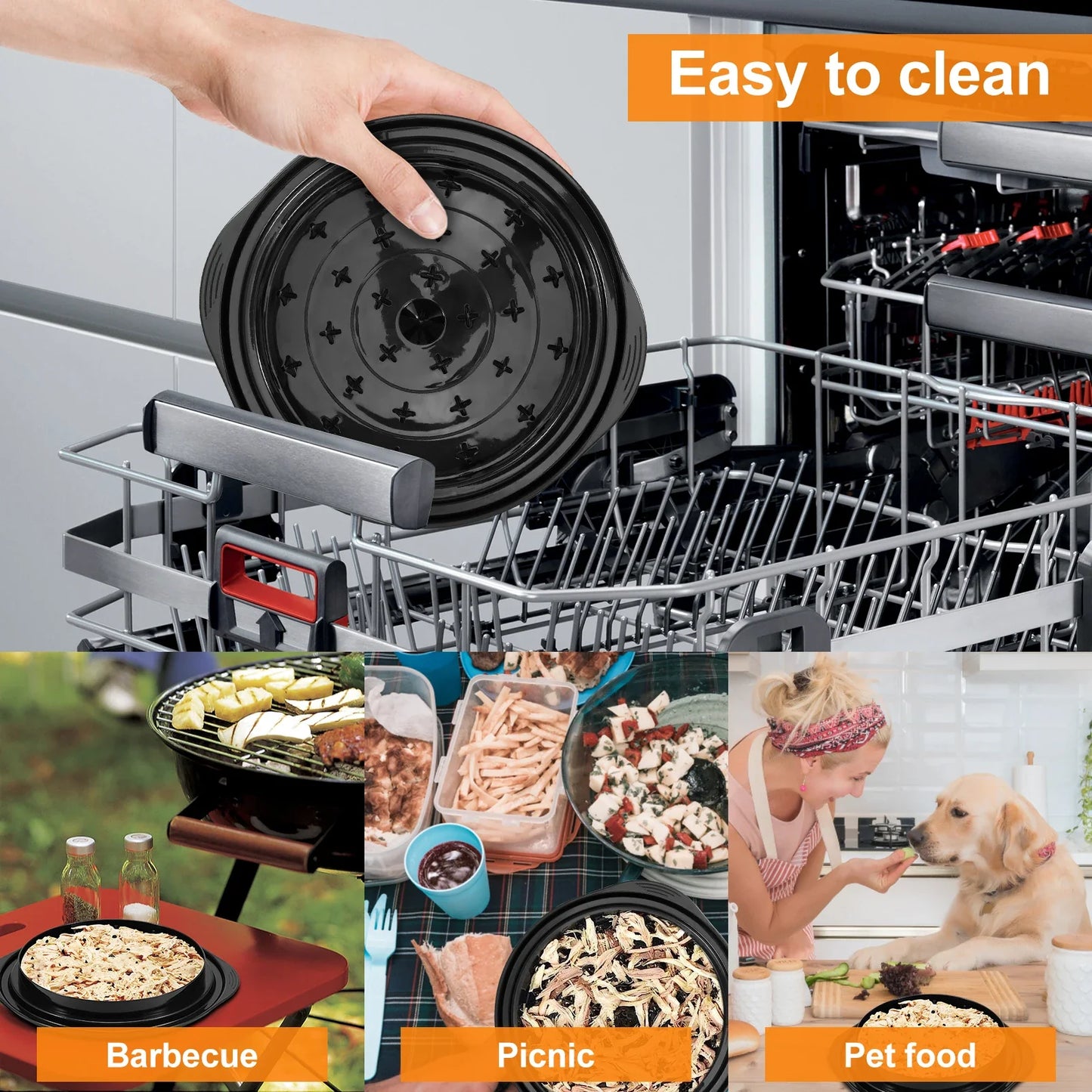 Non-Slip Ergonomic Handle Meat Shredder - Wholesalus