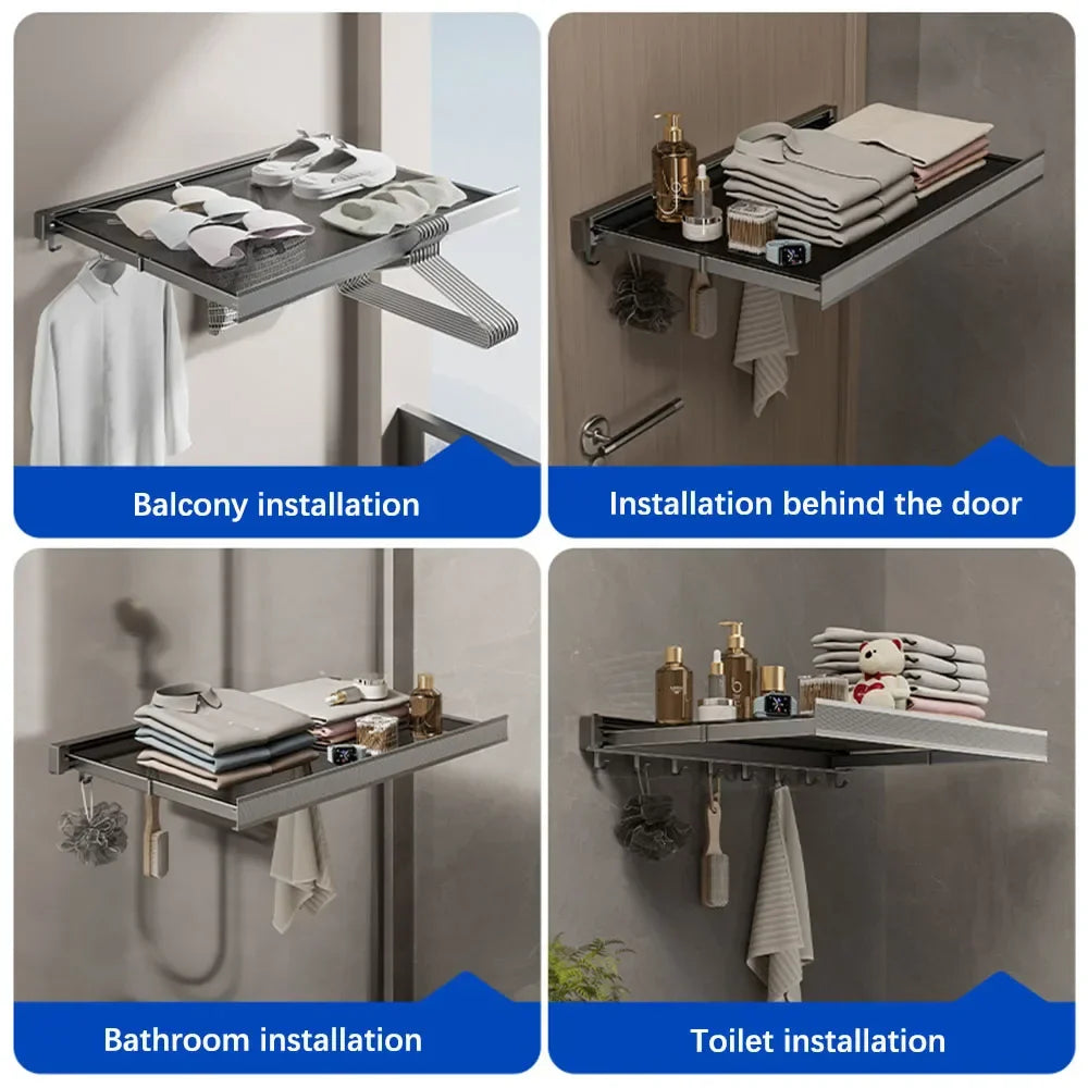 Retractable Clothes Drying Rack - Wholesalus