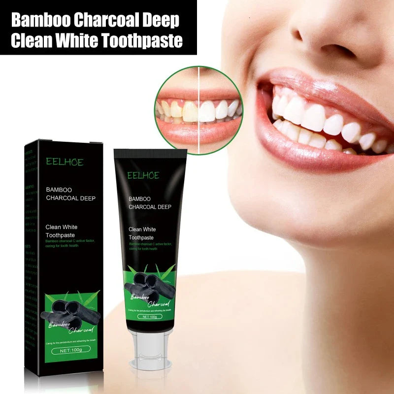 Bamboo Charcoal Teeth Whitening Toothpaste - Wholesalus