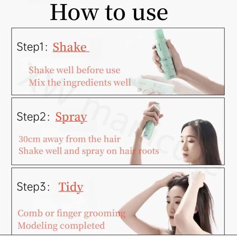 Fluffy Wash-free Dry Hair Spray - Wholesalus