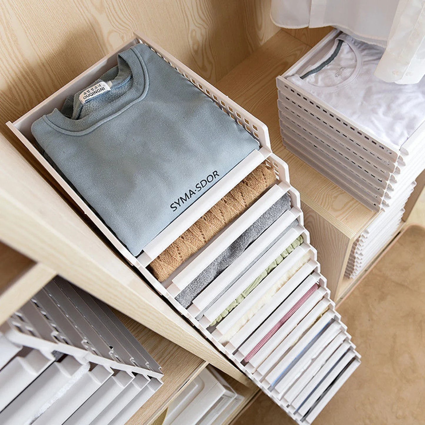 Sliding Wardrobe Clothes Organizer - Wholesalus