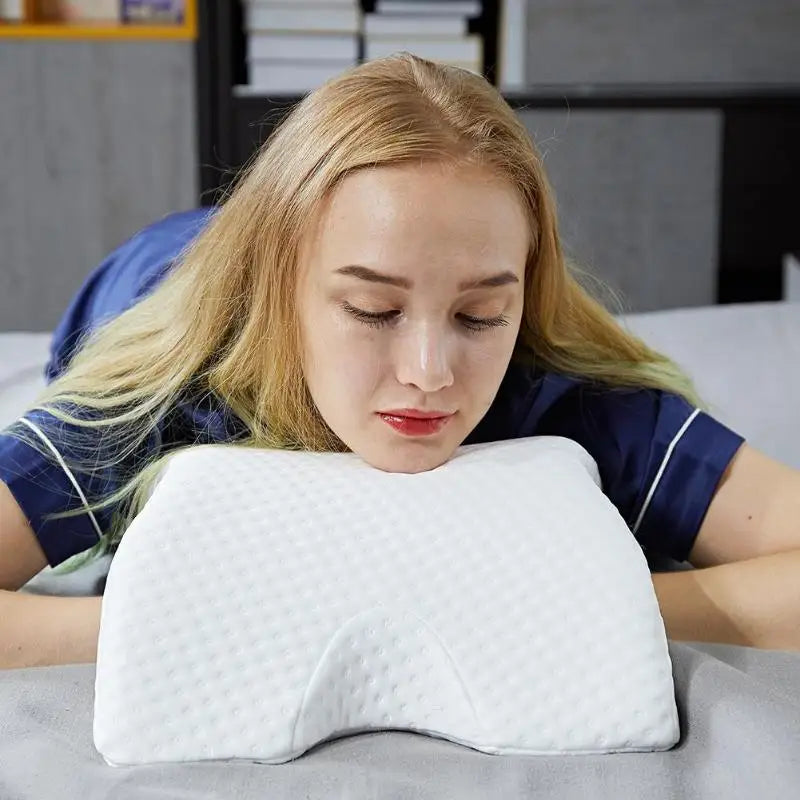 Curved Orthopedic Memory Foam Pillow - Wholesalus