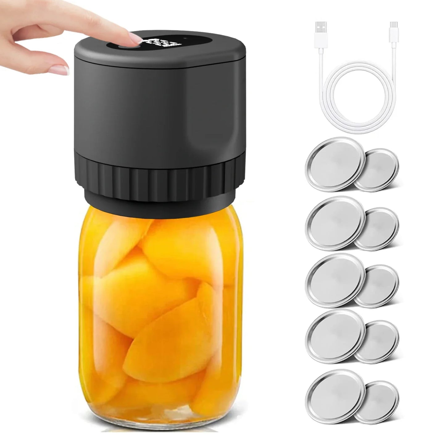 Cordless Automatic Jar Sealer Kit - Wholesalus