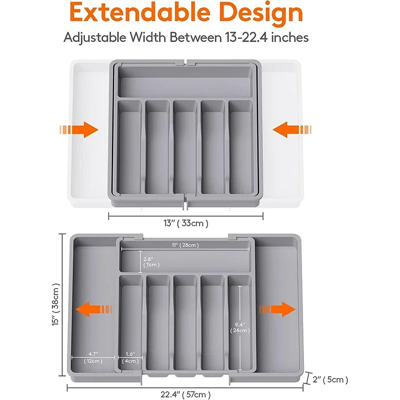 Expandable Kitchen Drawer Organizer - Wholesalus