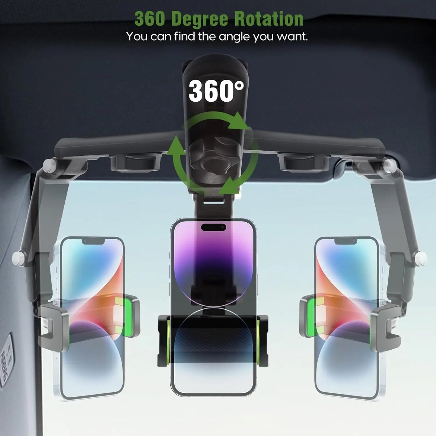 Universal Sun Visor Adjustable Car Phone Holder - Wholesalus
