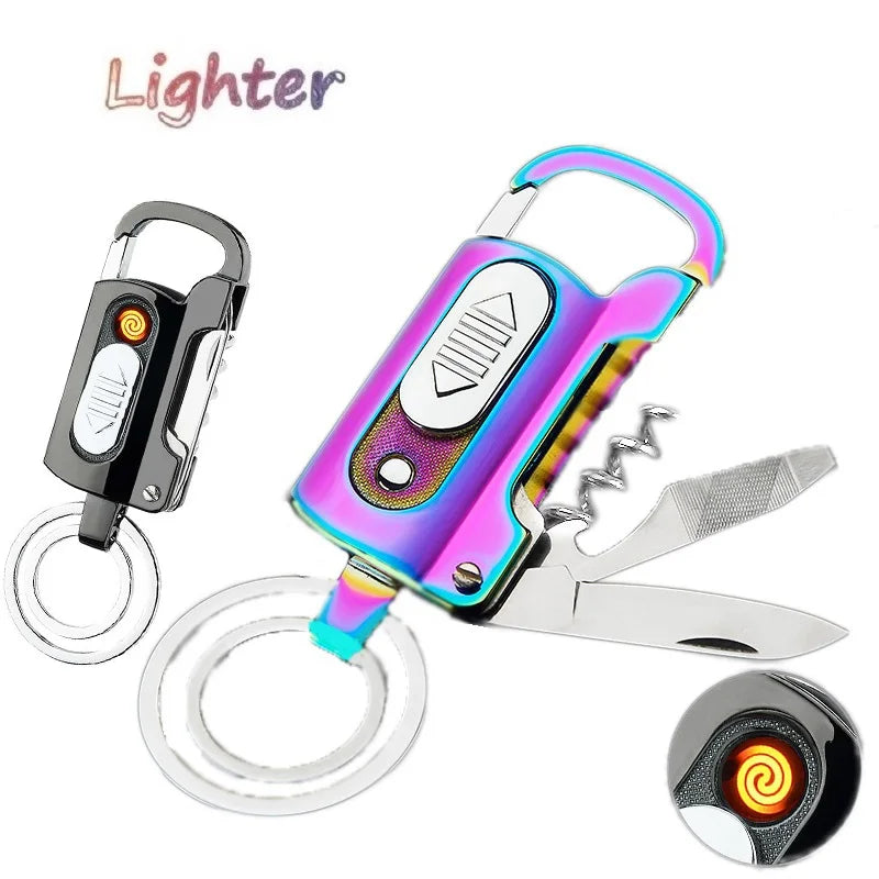 Multifunctional keychain lighter - Wholesalus