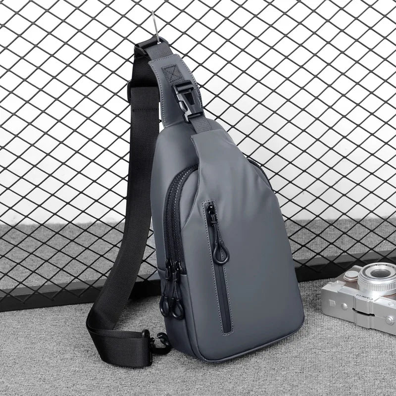 Waterproof Chest Bag with USB Charging Interface - Wholesalus
