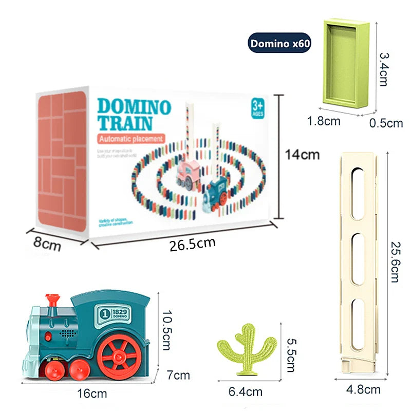 Kids Automatic Laying Domino Train - Wholesalus